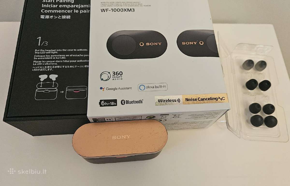 Sony Wh Xm3, Airpods Pro, Buds 2 Pro Originalai - nuotraukos Nr. 16