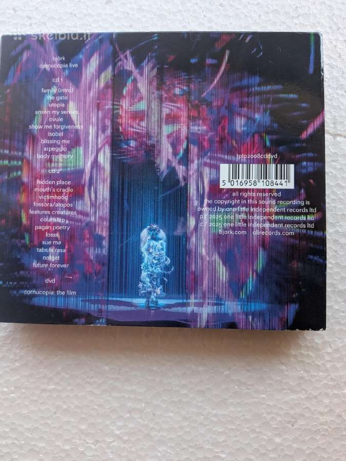 Björk - Cornucopia Live (2xcd, Album + Dvd-v + M/p - nuotraukos Nr. 2
