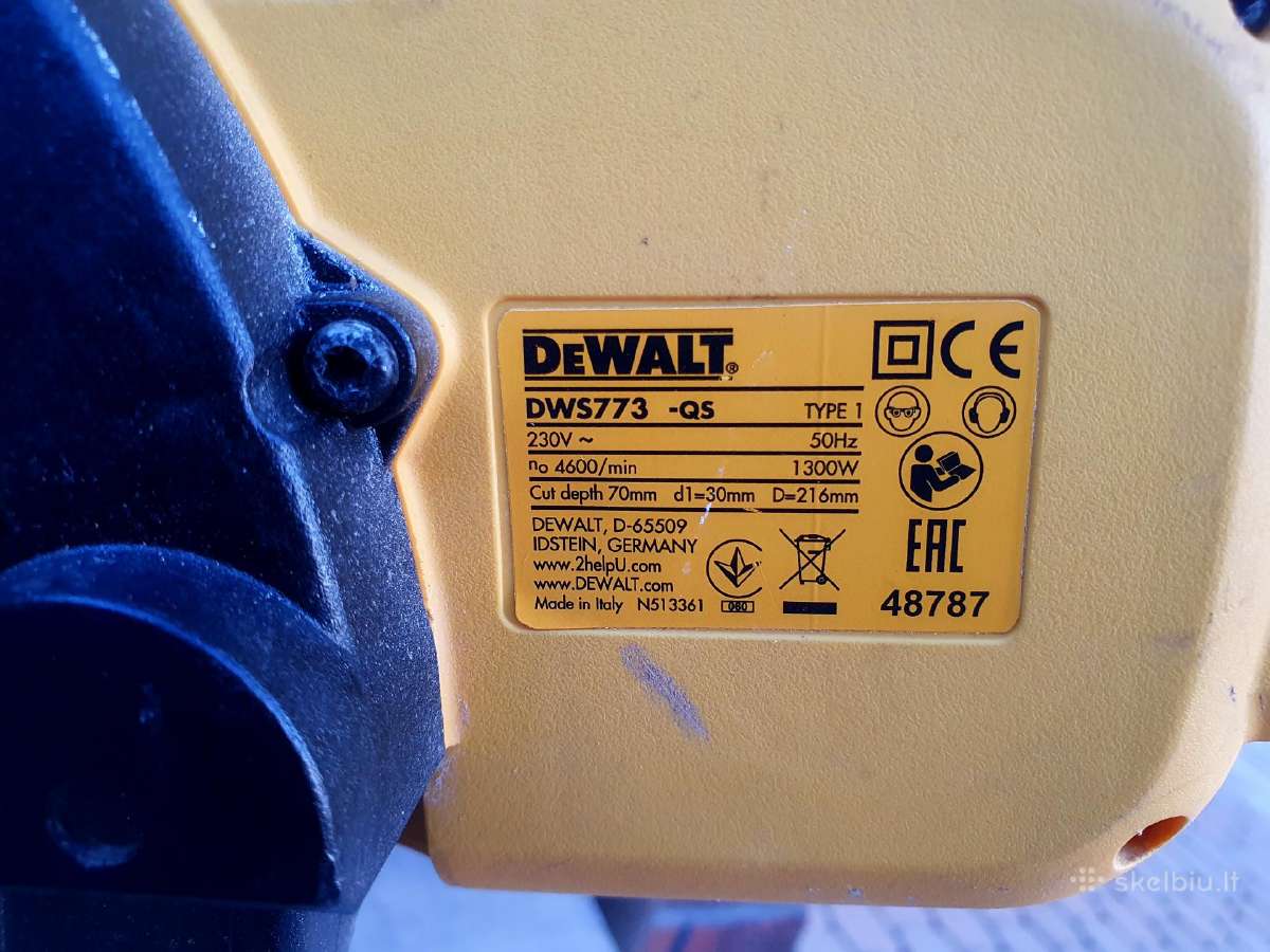 Dewalt skersavimo stakles - nuotraukos Nr. 7