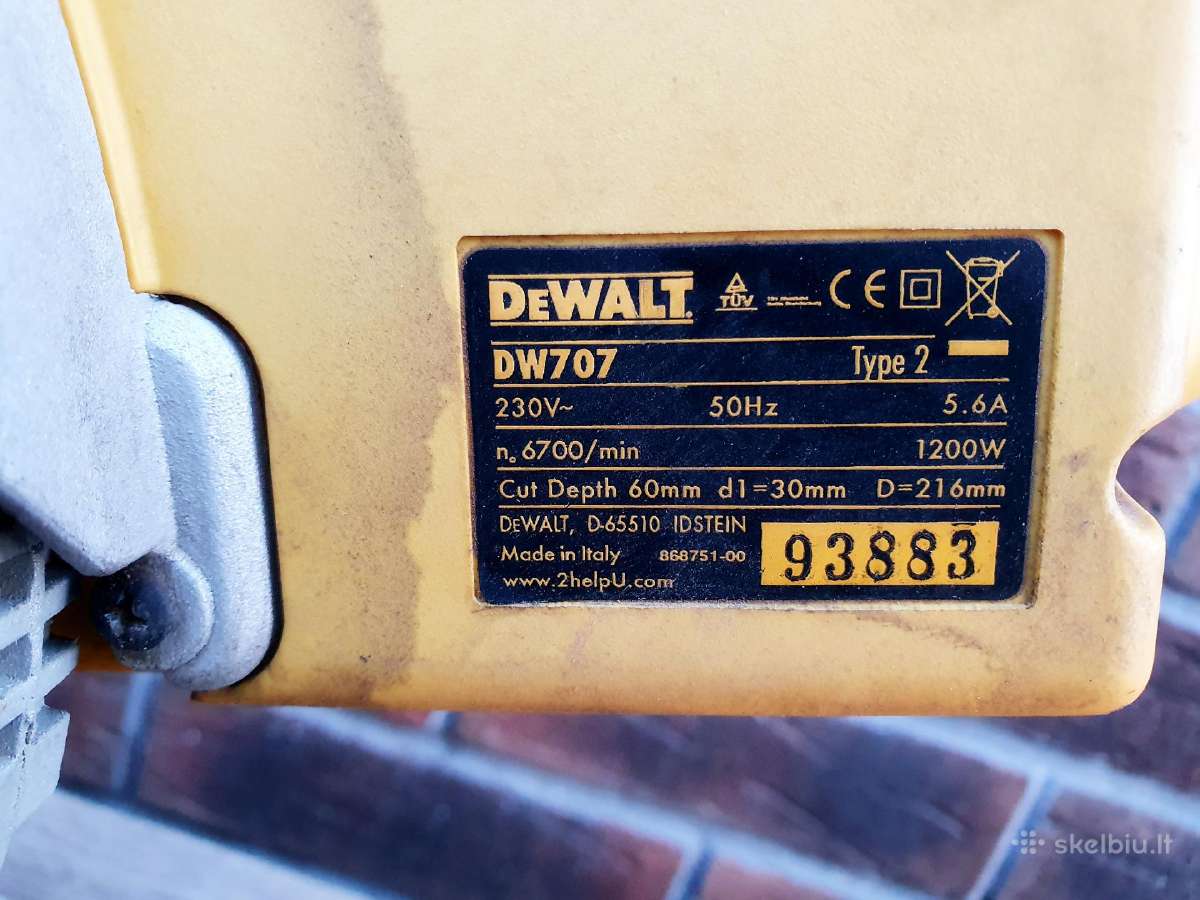 Dewalt skersavimo stakles - nuotraukos Nr. 8