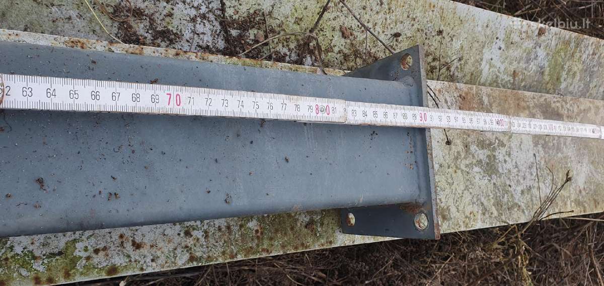 Metalinis statybin stulpas 100x100 mm ilgis 290cm