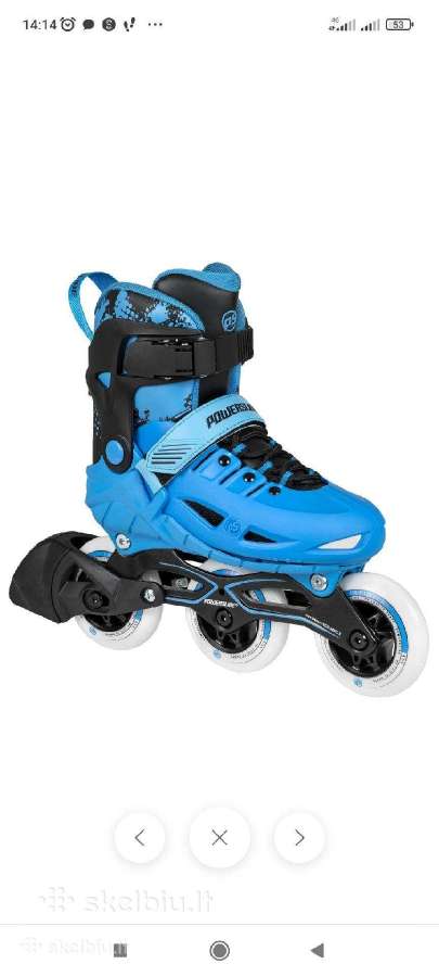 Nauji Powerslide Phuzion rieduciai 37-40 - nuotraukos Nr. 5