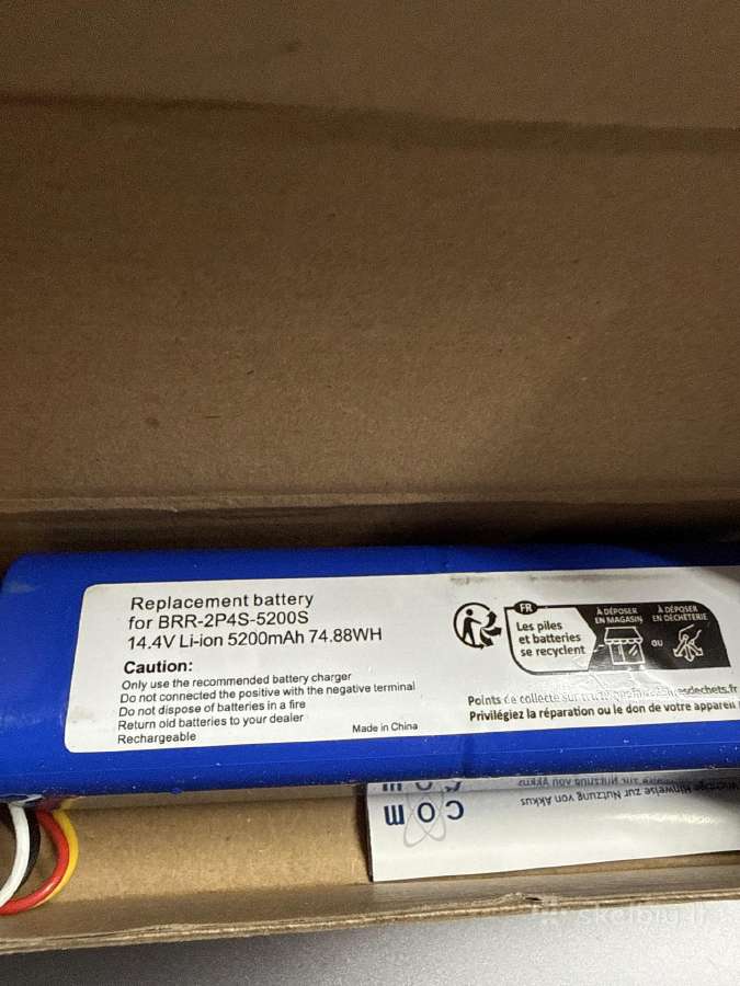 Replacement battery for Roborock S6maxv - nuotraukos Nr. 2