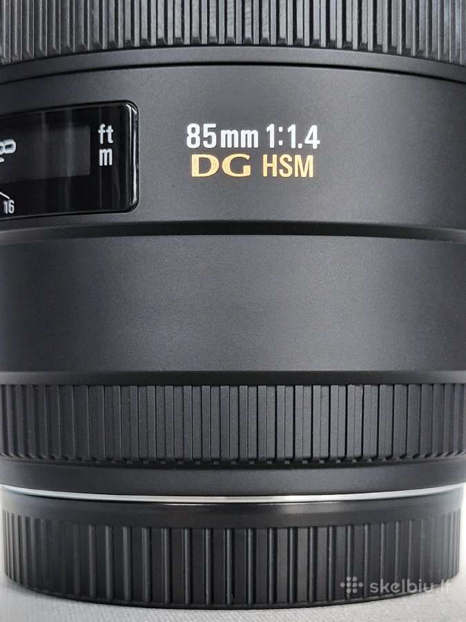 Sigma 85mm f/1.4 Ex Dg Hsm / Canon - nuotraukos Nr. 6
