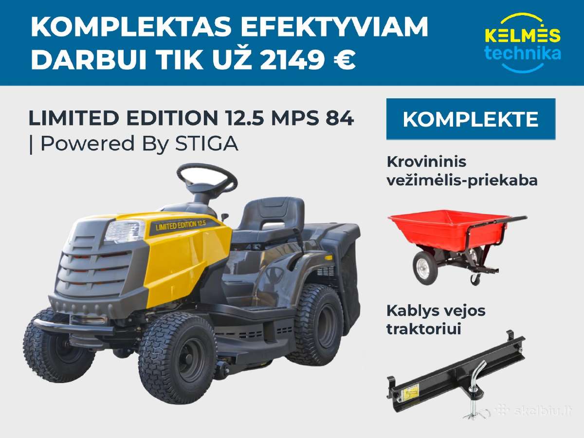 Powered By Stiga Limited Edition Mps 84 Komplektas