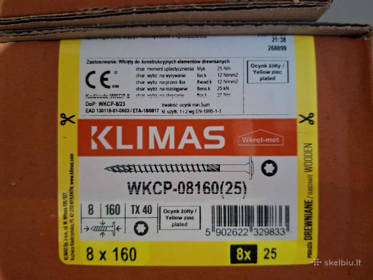 Medsraigtis, įsukamasį medį Klimas Wkcp 8160