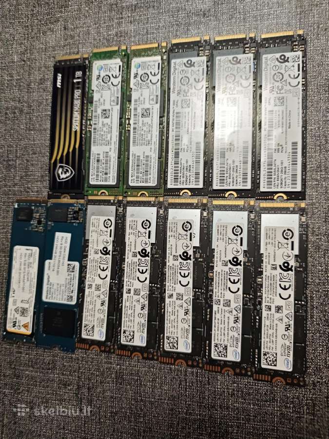 256 512 M2 SSD Nvme