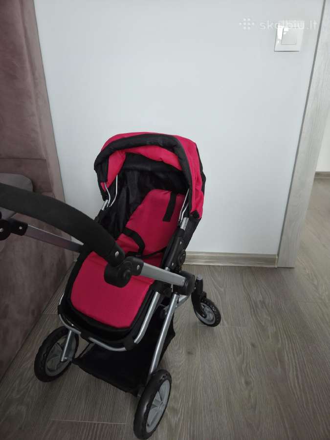 Vežimas sportinukas 2 in 1 (Skirtas lėlėms) - nuotraukos Nr. 4