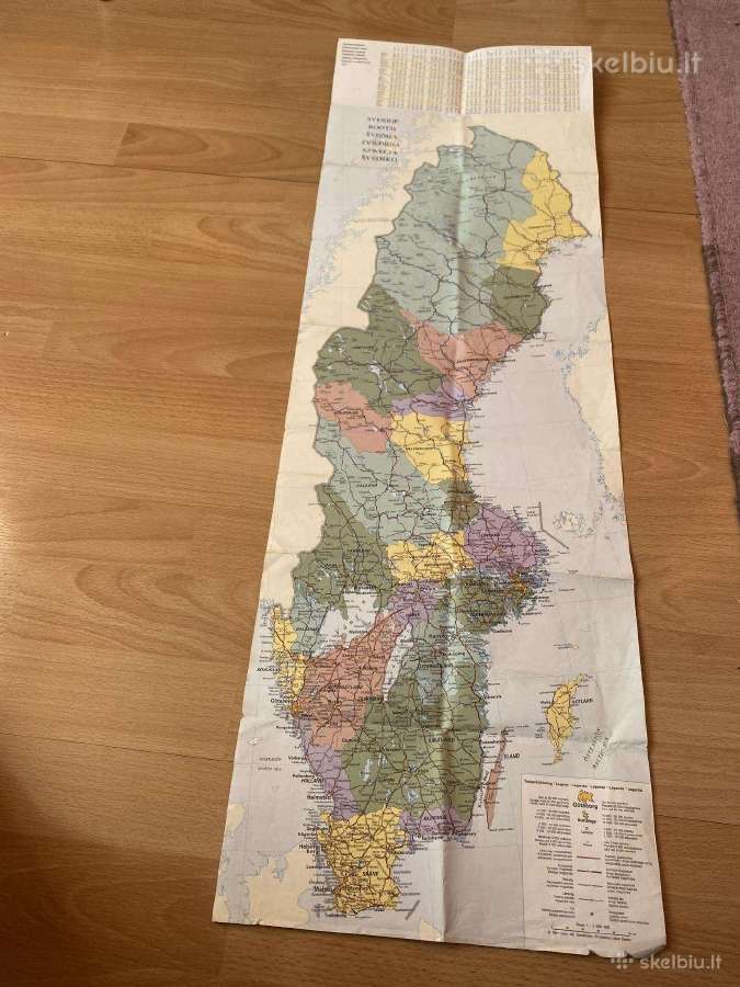 Parduodamas Švedijos, Danijos Venecijos žemėlapiai - nuotraukos Nr. 9