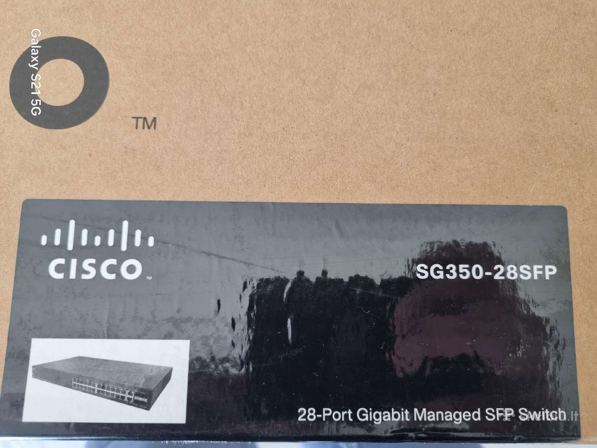 Cisco Sg350-28sfp-k9-eu Switchas - nuotraukos Nr. 2