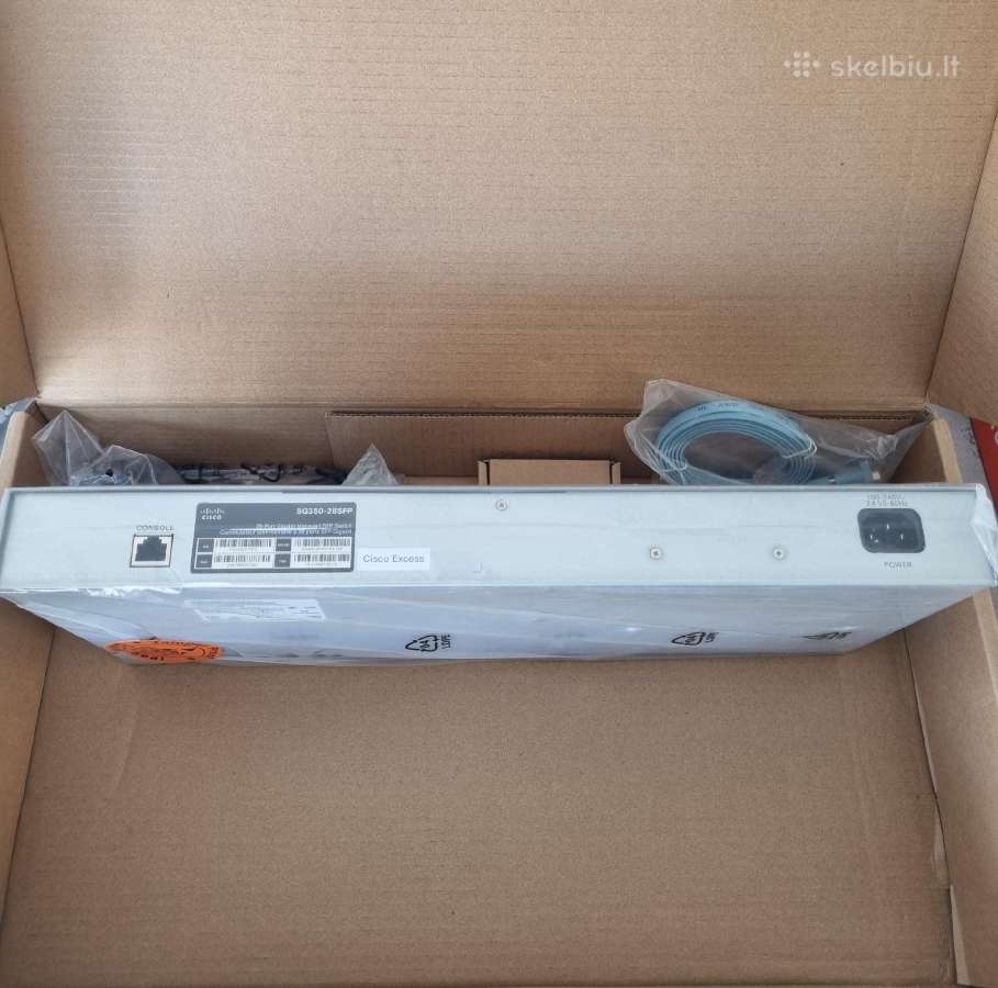 Cisco Sg350-28sfp-k9-eu Switchas - nuotraukos Nr. 4