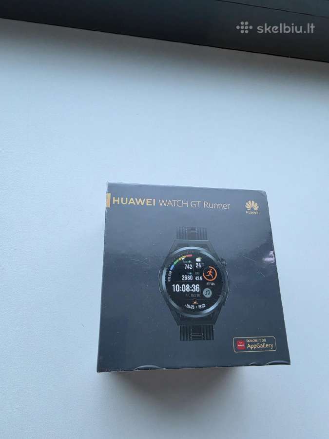 Parduodamas naujas laikrodis Huawei watch GT runne