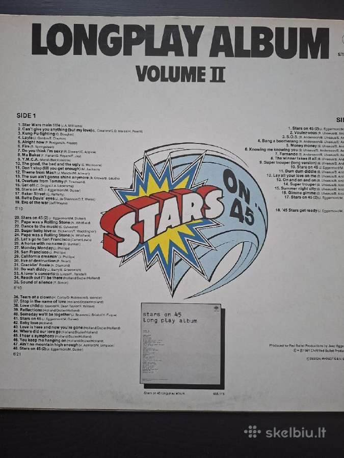 Stars On 45 II, III 1981-1982 "Longplay album" - nuotraukos Nr. 2