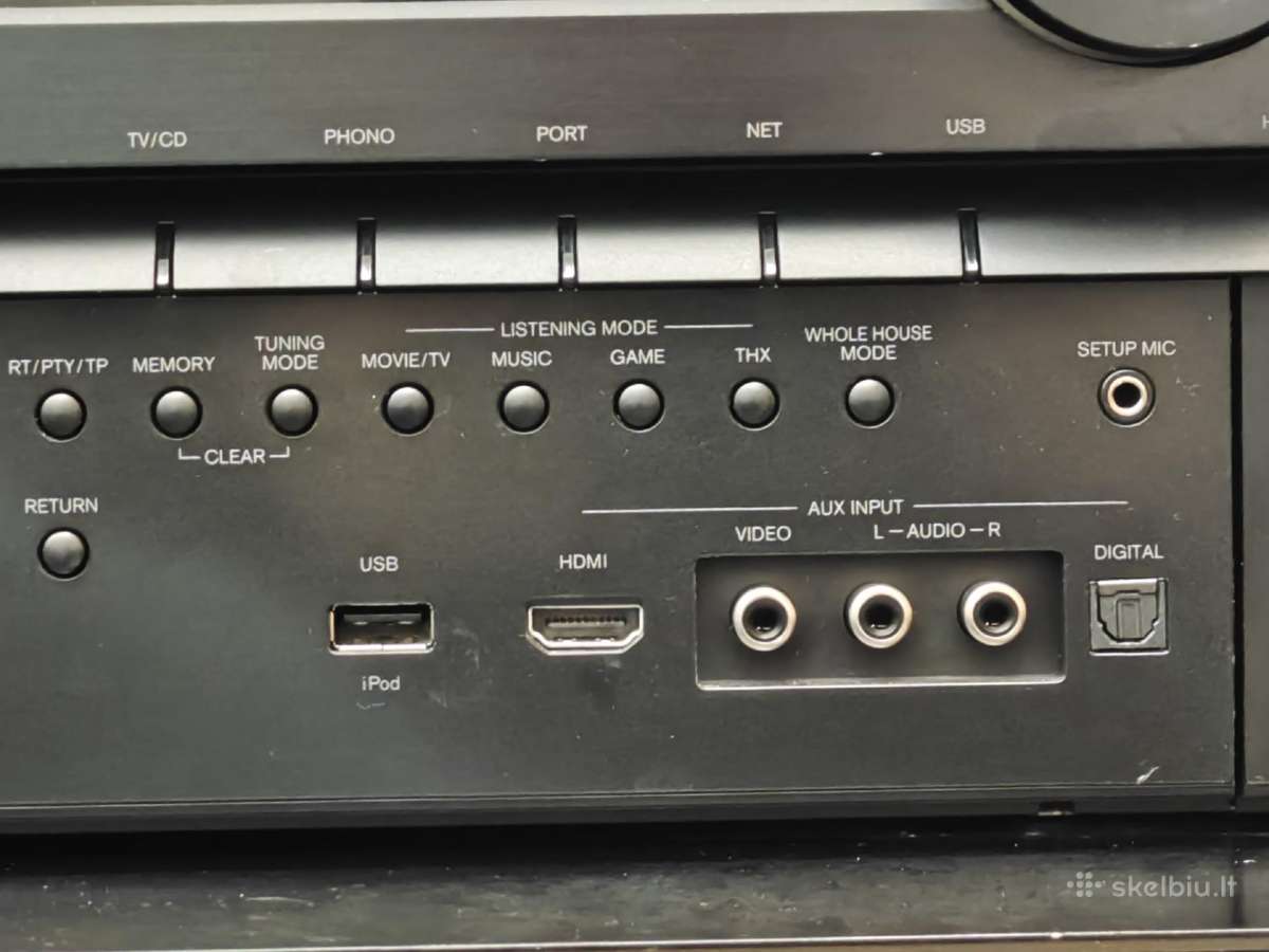 Onkyo tx nr809 puikios būklės labai galingas - nuotraukos Nr. 6