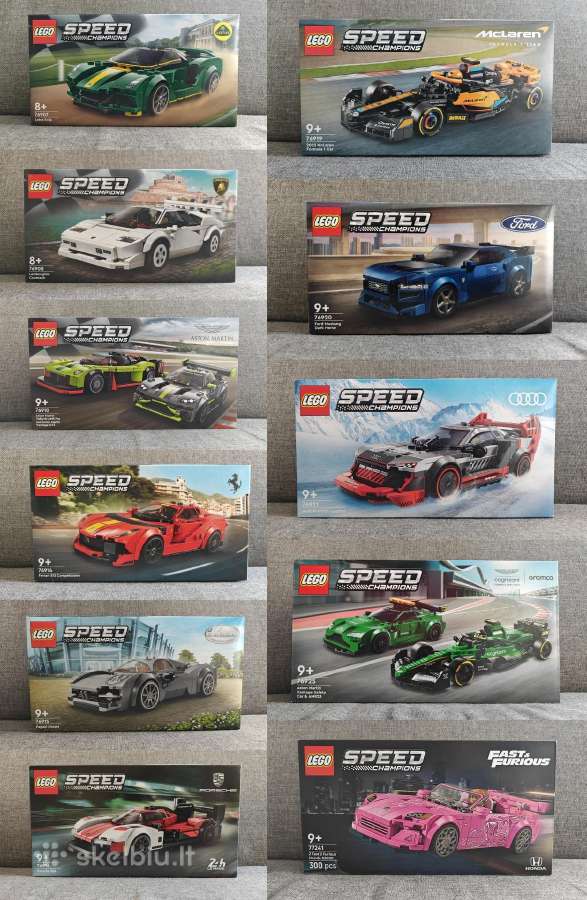 Lego Speed Champions, Technic, Star Wars, Hp