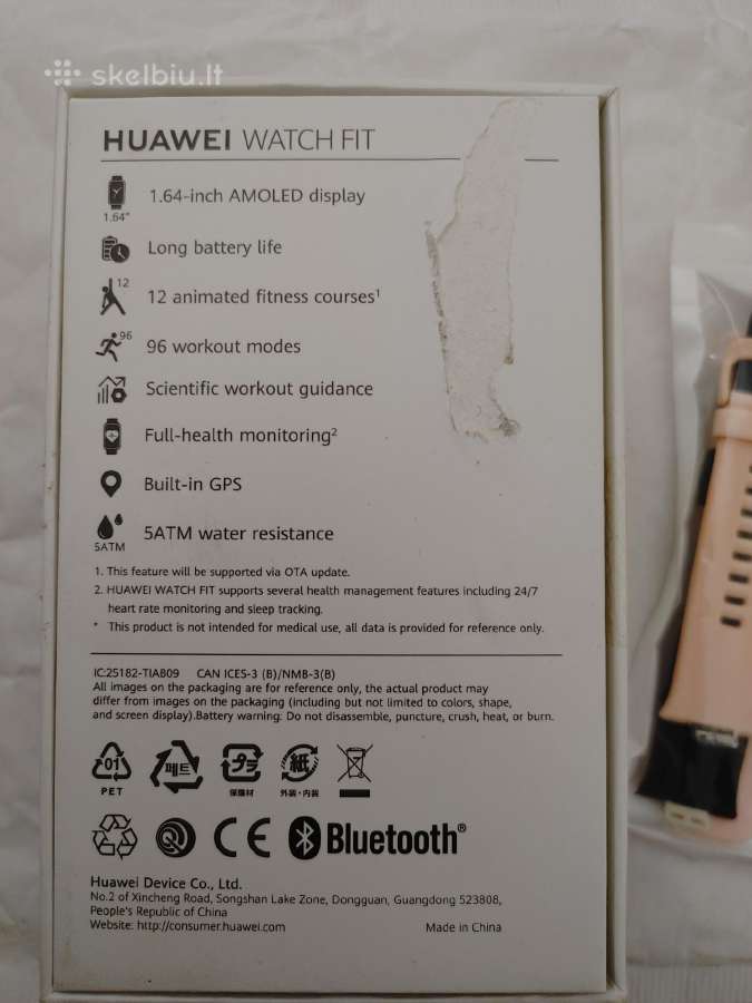 Huawei watch Fit - nuotraukos Nr. 5