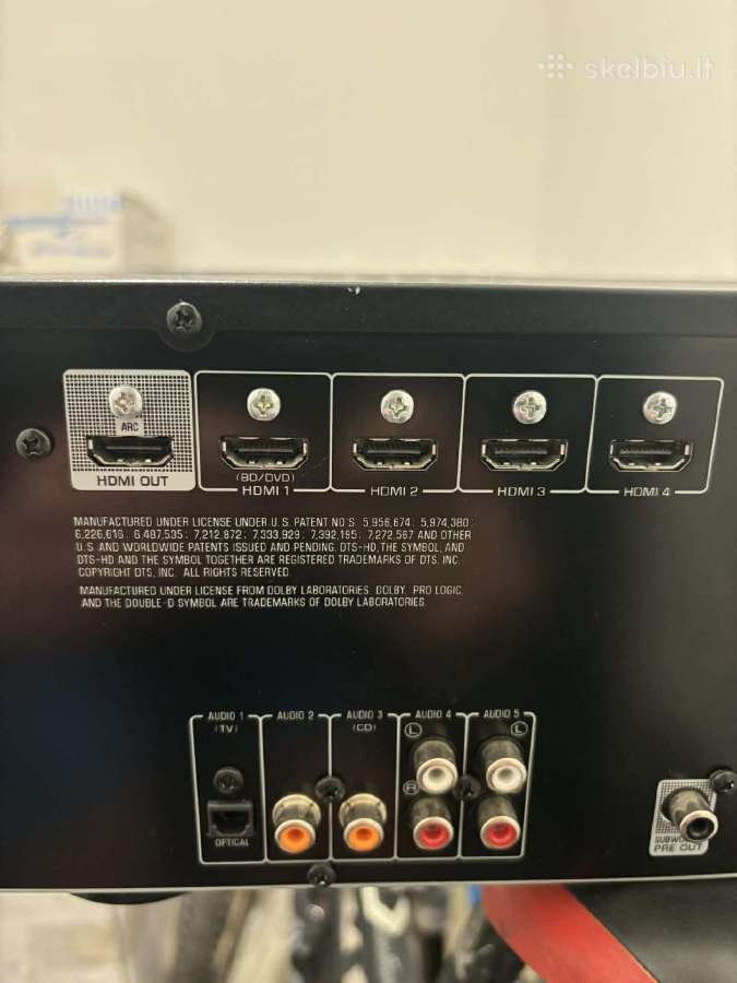 Siprintuvas/AV resyveris Yamaha Htr-2067 - nuotraukos Nr. 6