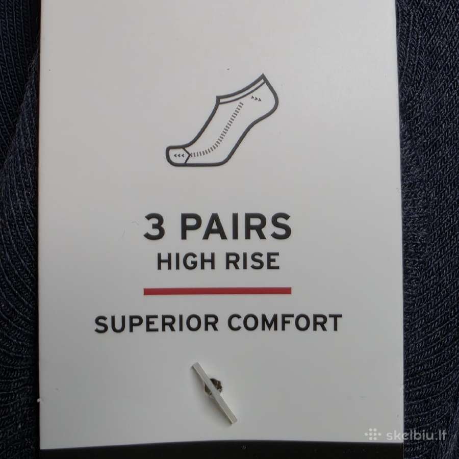 Levi's kojinės 35-38 dydžio, 3 poros - nuotraukos Nr. 3