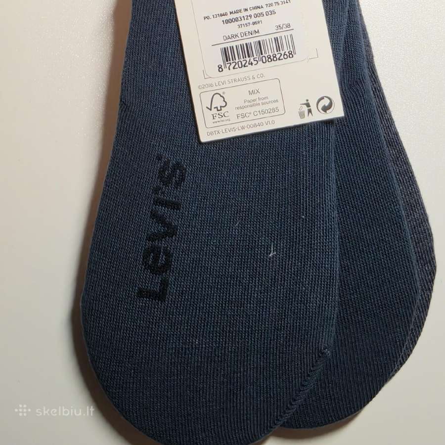 Levi's kojinės 35-38 dydžio, 3 poros - nuotraukos Nr. 7
