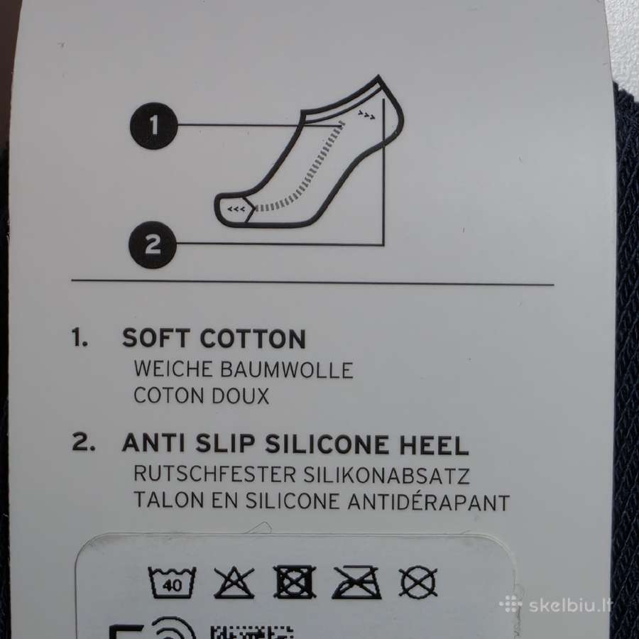 Levi's kojinės 35-38 dydžio, 3 poros - nuotraukos Nr. 8