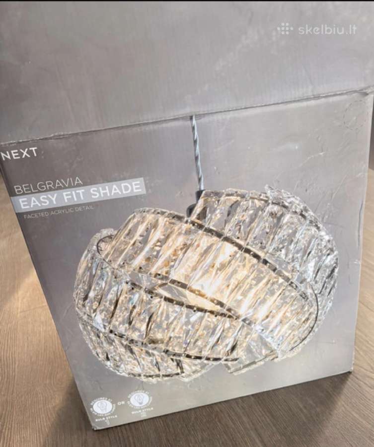 Next chromuotas šviestuvo gaubtas