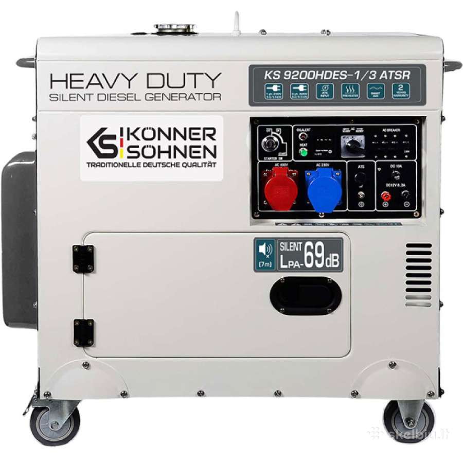 Dyzelinis generatorius 7500w Konner & Sohnen