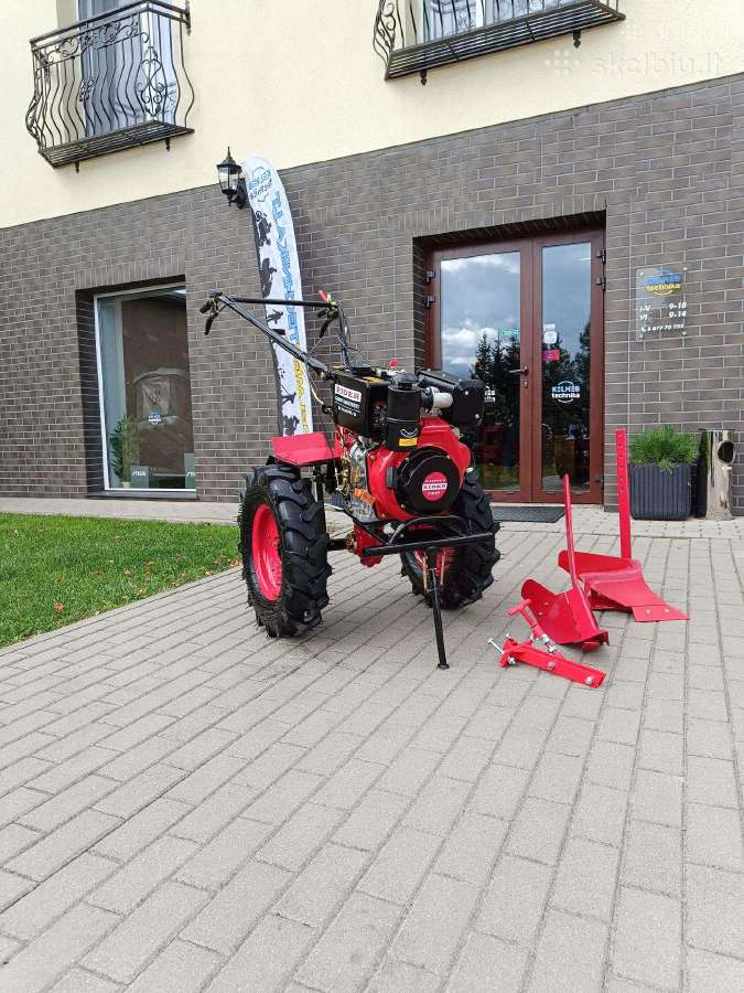 Galingas Dyzelinis Motoblokas Kultivatorius Rider