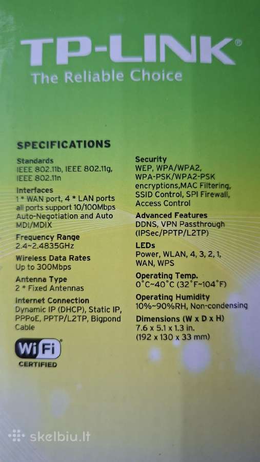 Router tl-wr841n - nuotraukos Nr. 9