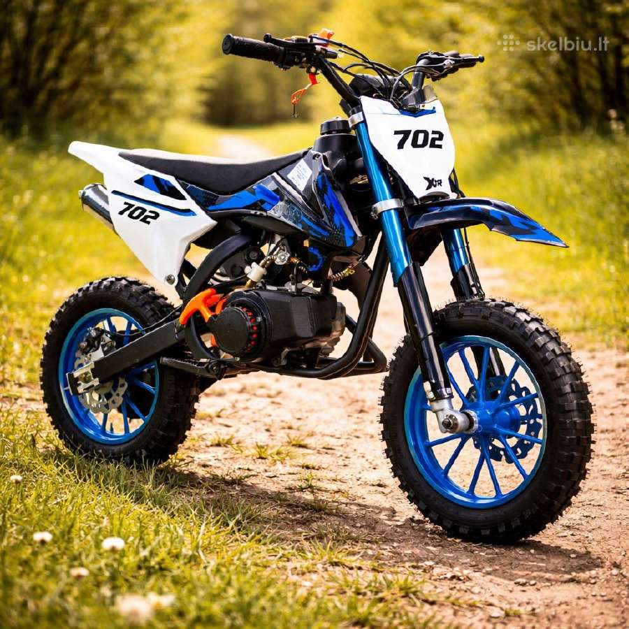 Mini krosinis motociklas 50cc su el starteriu