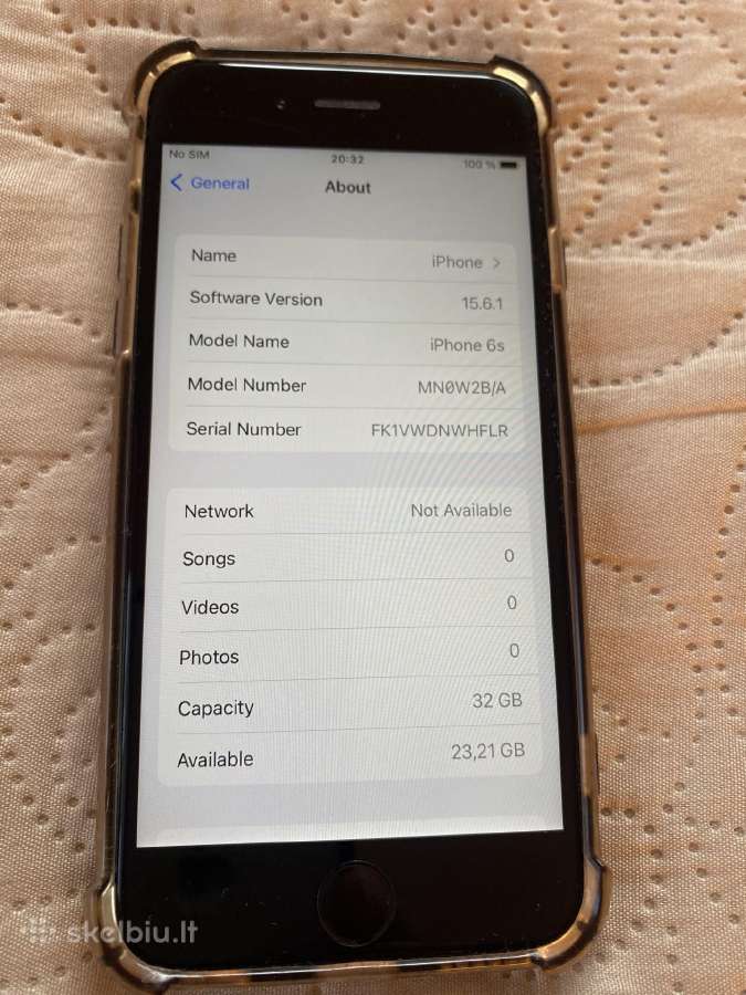 iPhone 6s 32gb - nuotraukos Nr. 2
