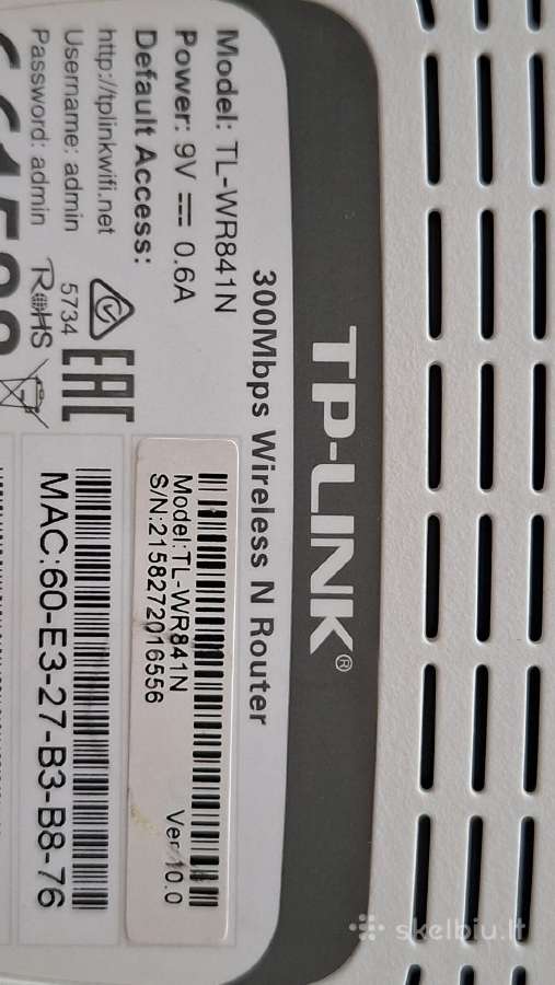 Router tl-wr841n - nuotraukos Nr. 5