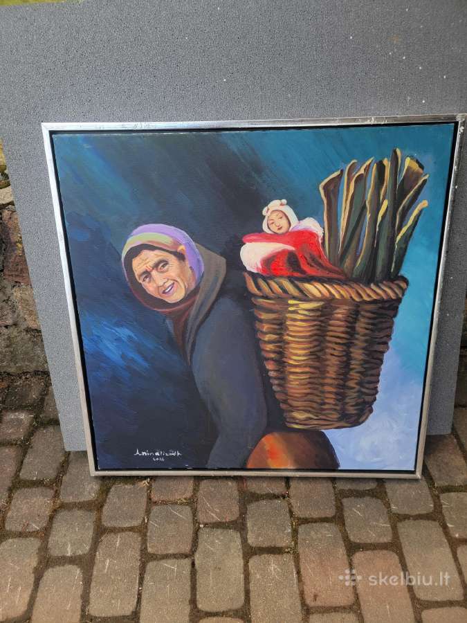2016 m.paveikslas "Moteris su krepšiu" - nuotraukos Nr. 2