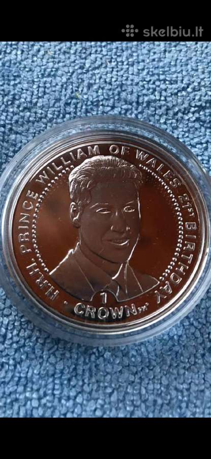 Moneta Isle of Man 2003m. 1 krona, sidabras(.925)