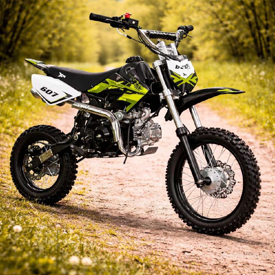 Naujas krosinis motociklas 125cc! Su el. starteriu