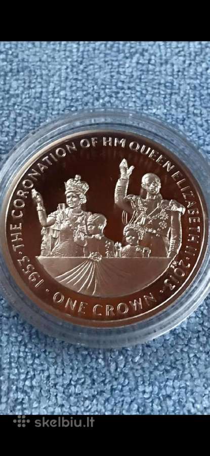 Moneta Isle of Man 2013m. 1 krona, sidabras(.925)