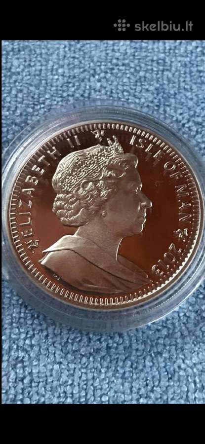 Moneta Isle of Man 2013m. 1 krona, sidabras(.925) - nuotraukos Nr. 2
