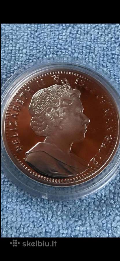 Moneta Isle of Man 2012m. 1 krona, sidabras(.925) - nuotraukos Nr. 2