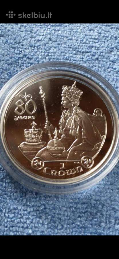 Moneta Isle of Man 2006m. 1 krona, sidabras(.925)