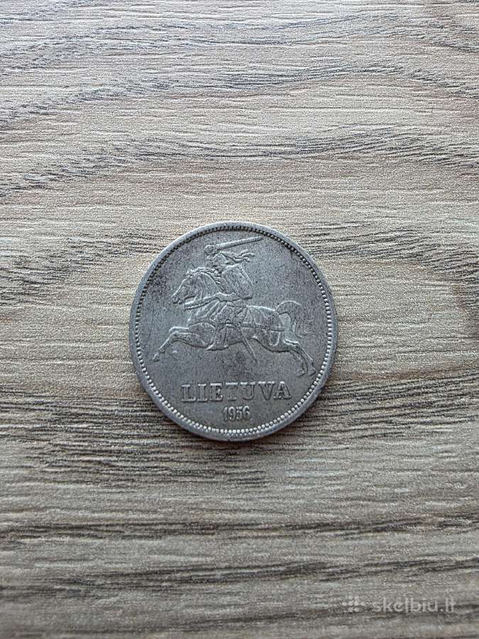 1925 metų 5 litai Basanavičius sidabras - nuotraukos Nr. 2