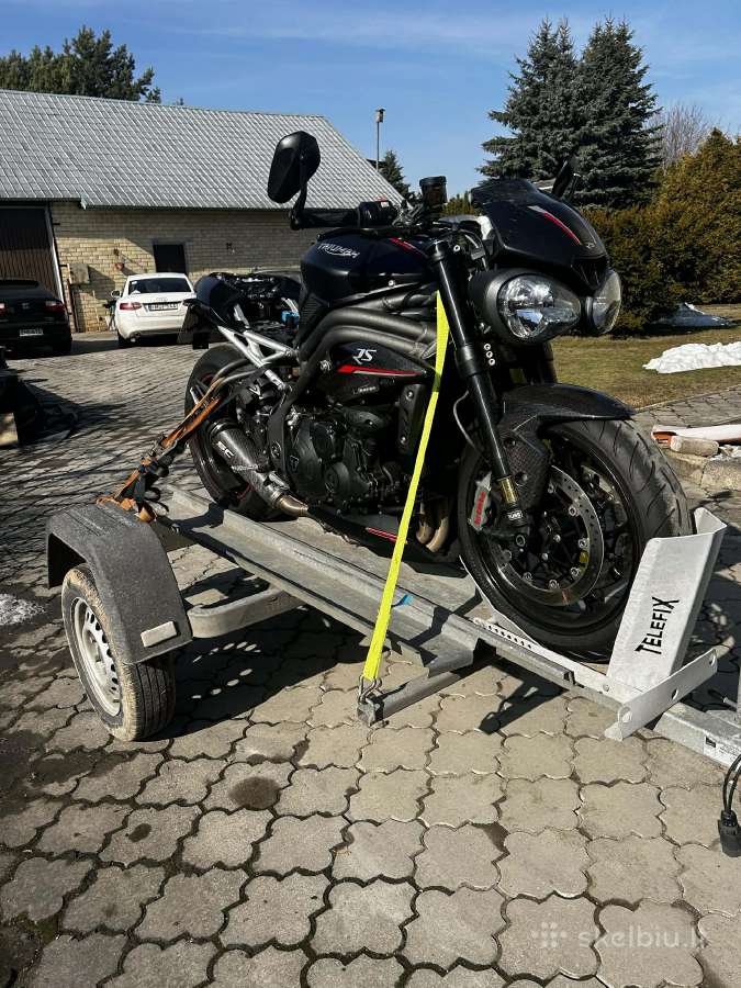 Motociklo priekabos nuoma moto transportas - nuotraukos Nr. 3