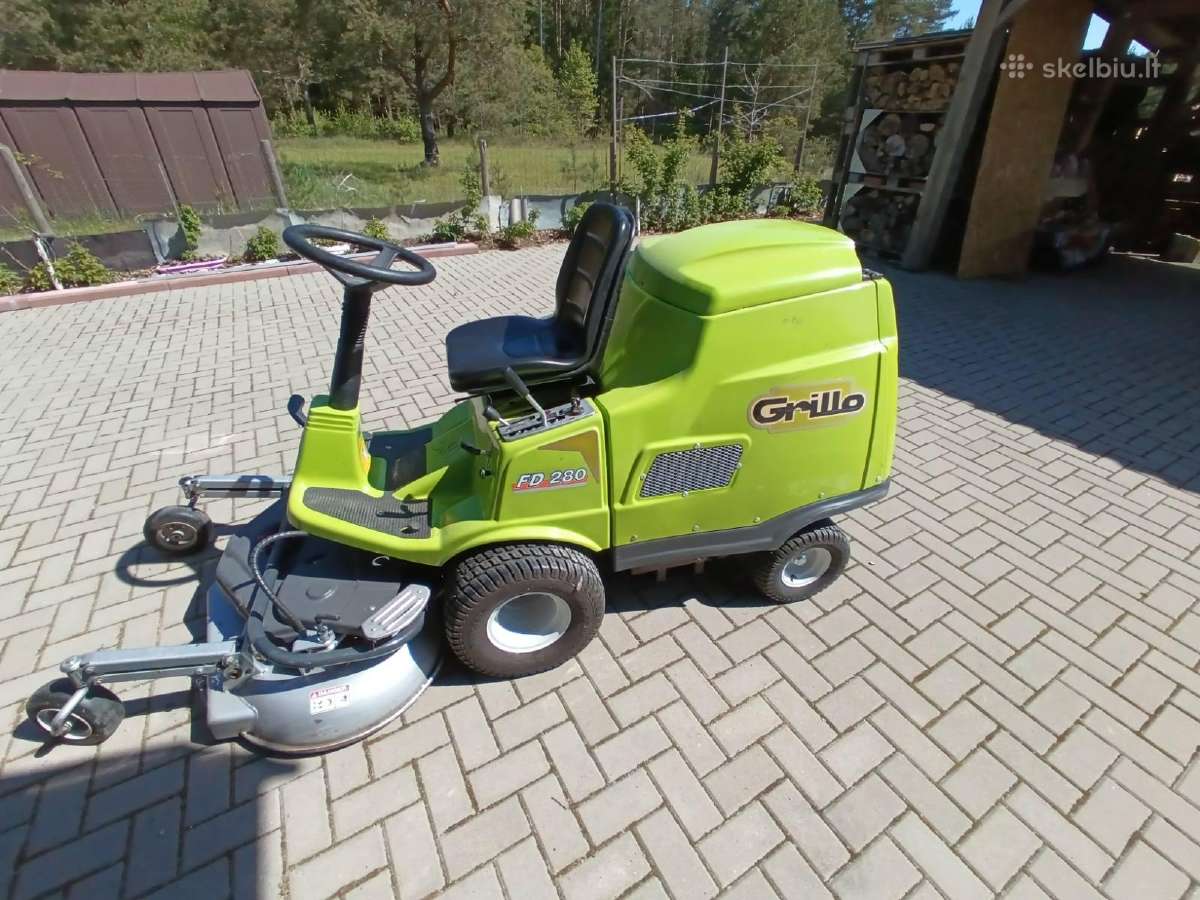 Grill0 fd280 rider sodo traktoriukas
