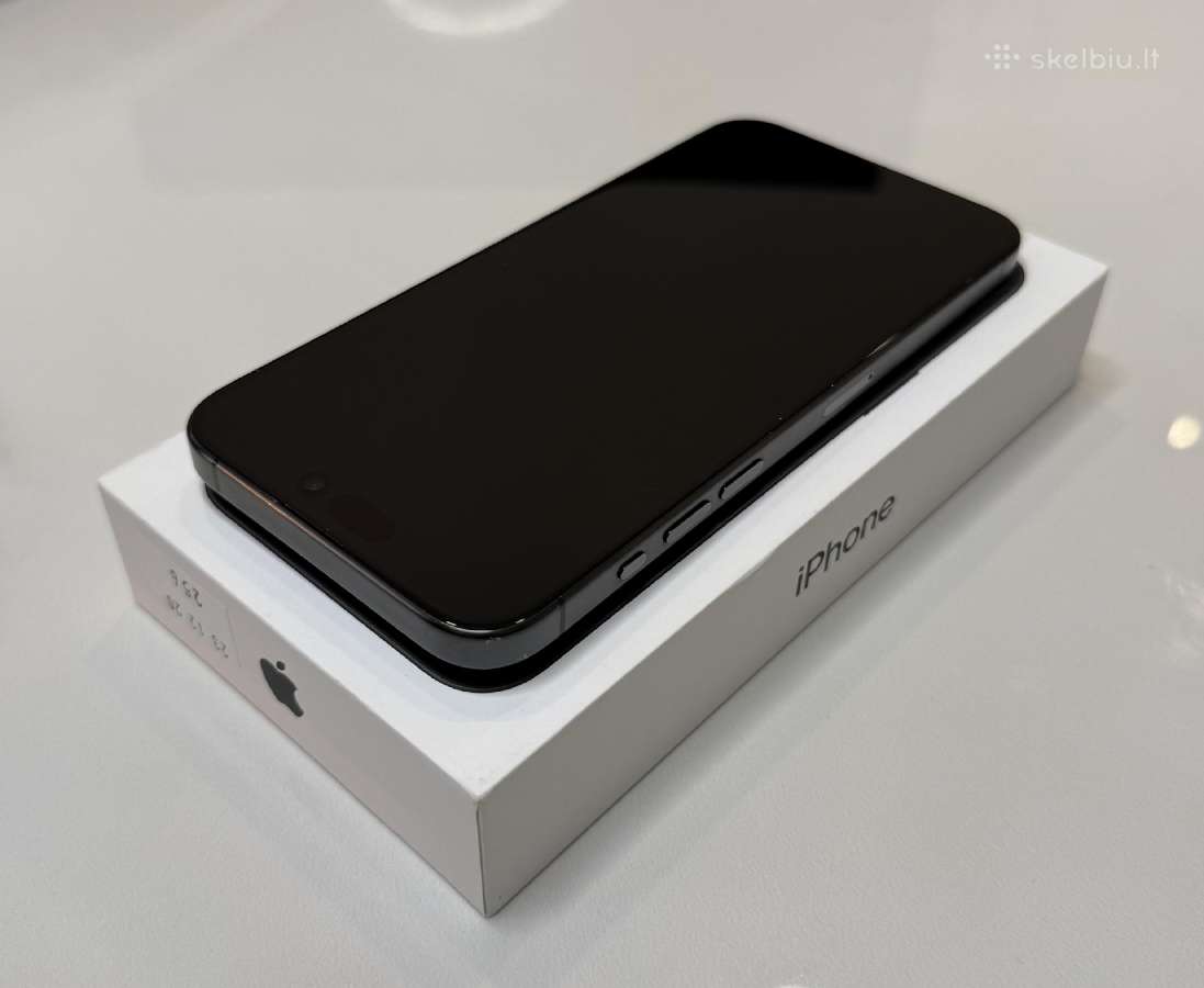 Parduodamas Apple iPhone 15 Promax–black Titanium