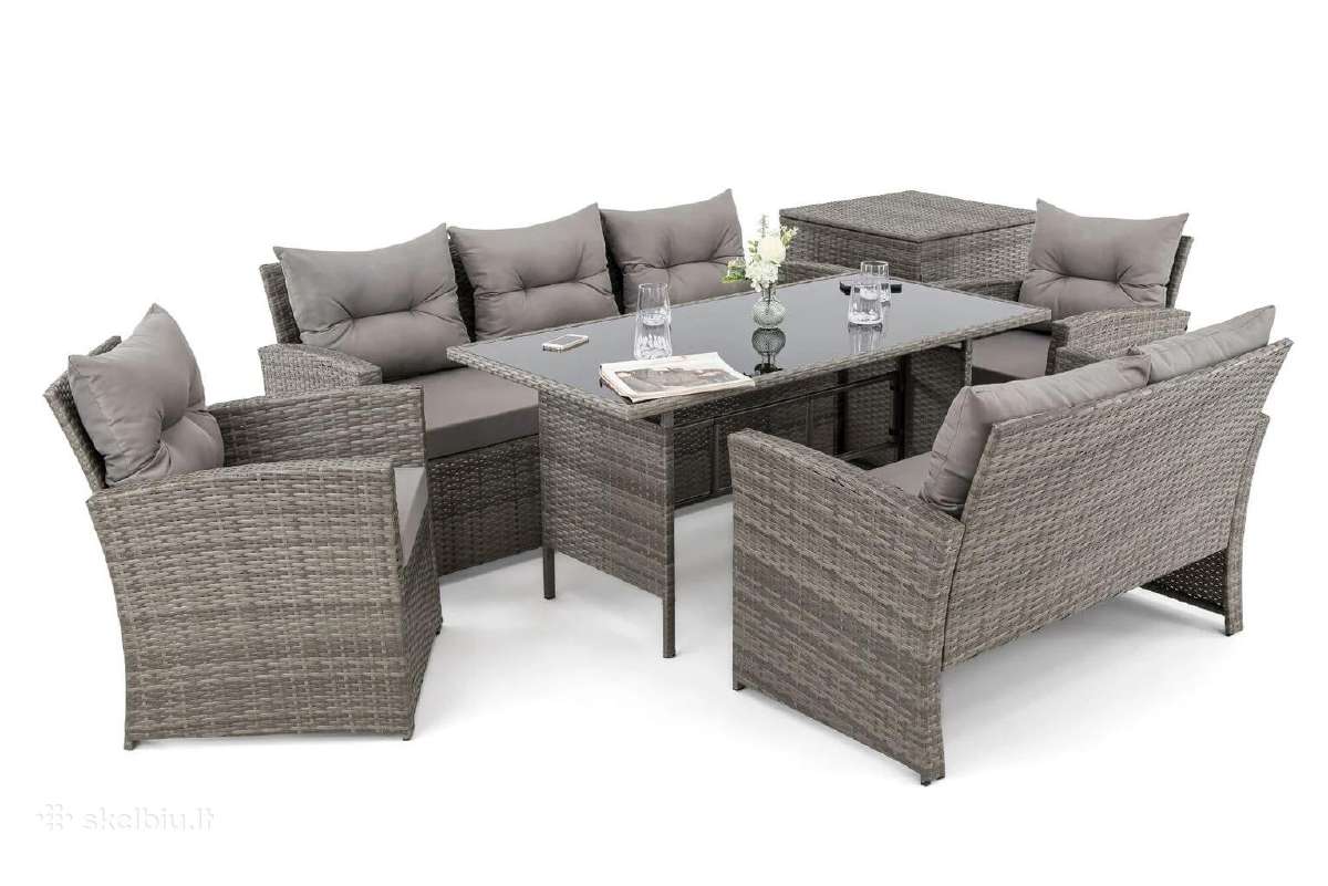 Lauko baldu komplektas Florida Big 7vietų - nuotraukos Nr. 3