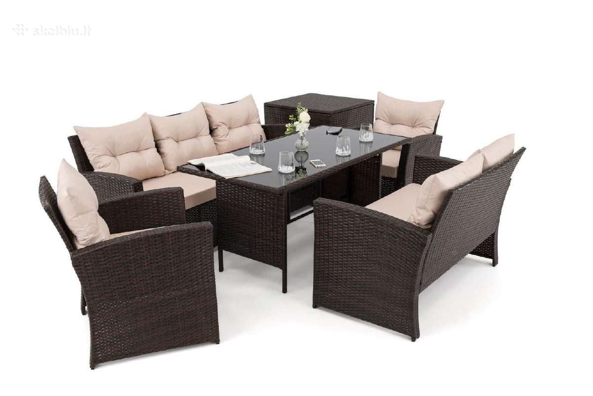 Lauko baldu komplektas Florida Big 7vietų - nuotraukos Nr. 9