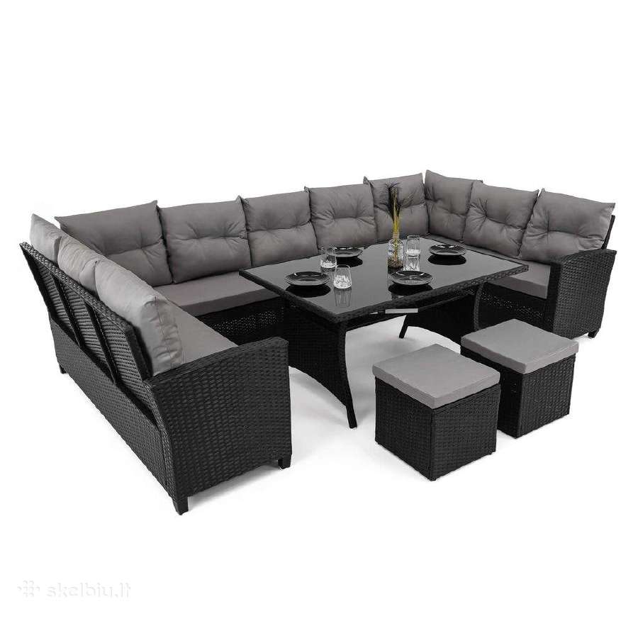 Lauko baldu komplektas Oasis 11vietų Technoratanas - nuotraukos Nr. 7