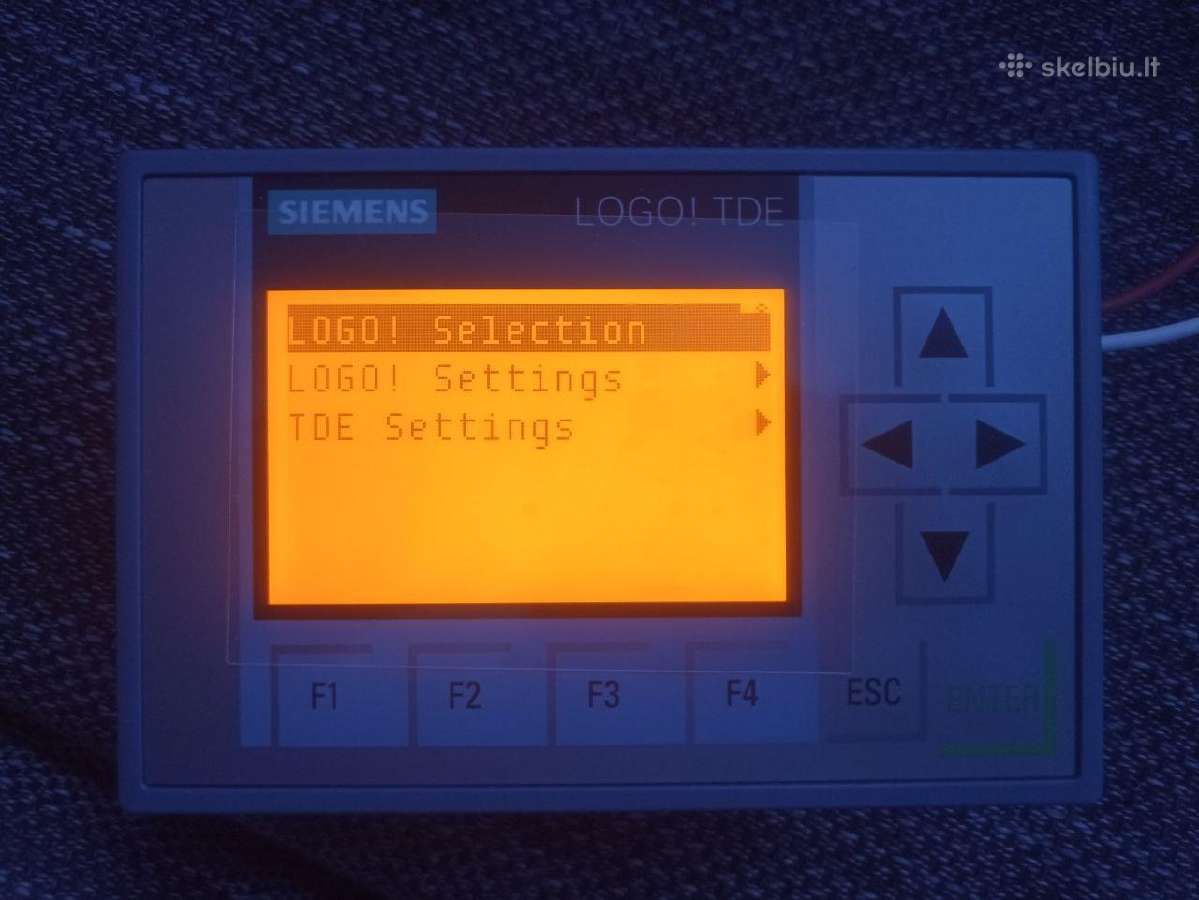 Siemens Logo! Tde tekstinis ekranas - nuotraukos Nr. 3