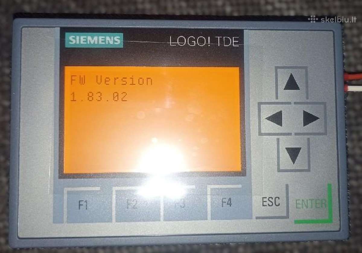 Siemens Logo! Tde tekstinis ekranas - nuotraukos Nr. 5