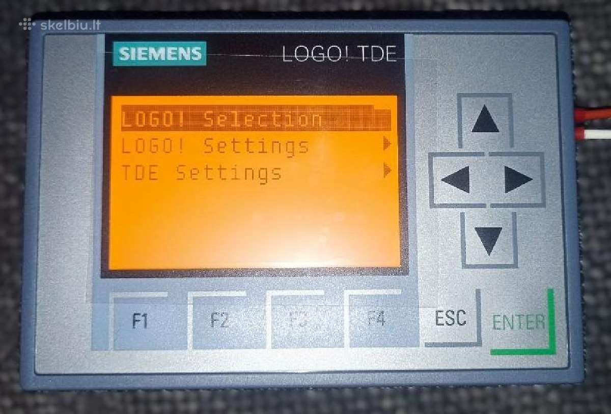 Siemens Logo! Tde tekstinis ekranas - nuotraukos Nr. 4