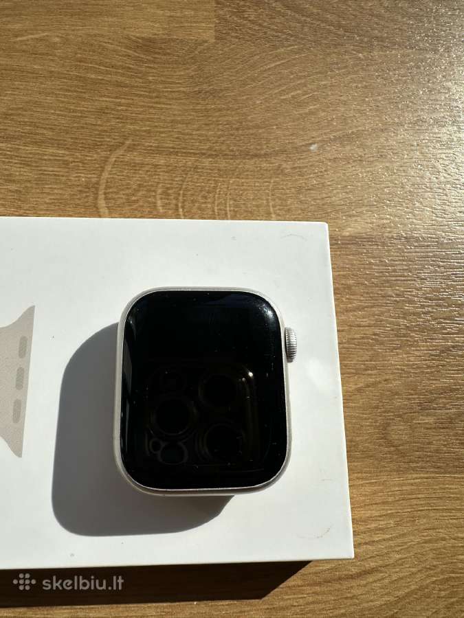 Apple Watch Series 7 (41 mm) laikrodis, Starlight - nuotraukos Nr. 6