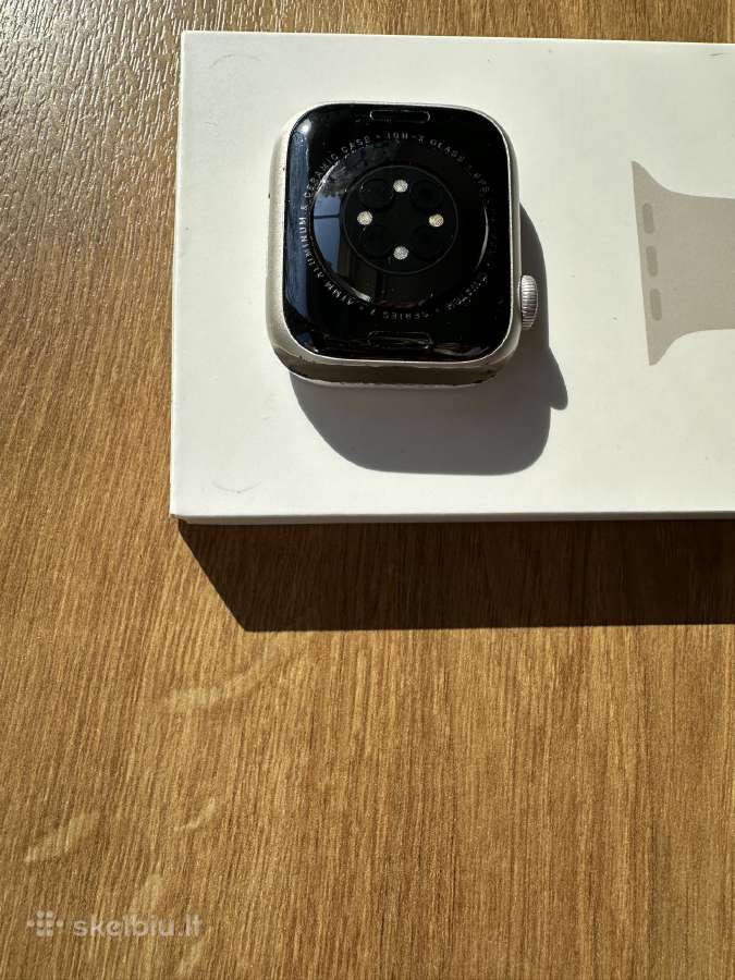 Apple Watch Series 7 (41 mm) laikrodis, Starlight - nuotraukos Nr. 7